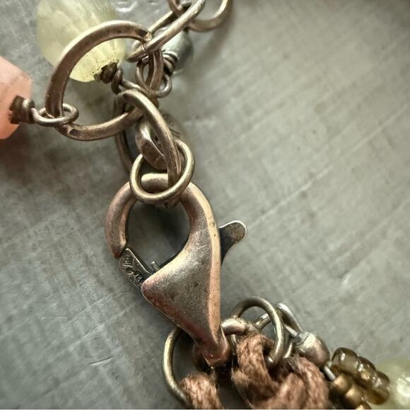 Silpada 925 Sterling Silver Beaded Multi Strand Bracelet - Picture 8 of 12